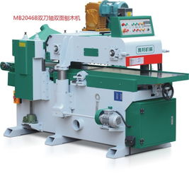 MB2046A双面刨高效加工展示 豪亚木工机械的精工之道
